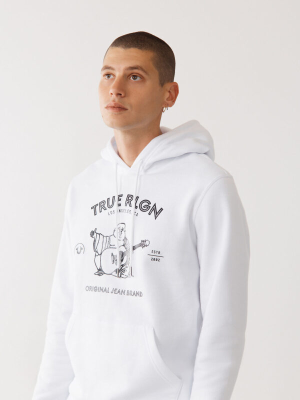 true religion buddha logo hoodie